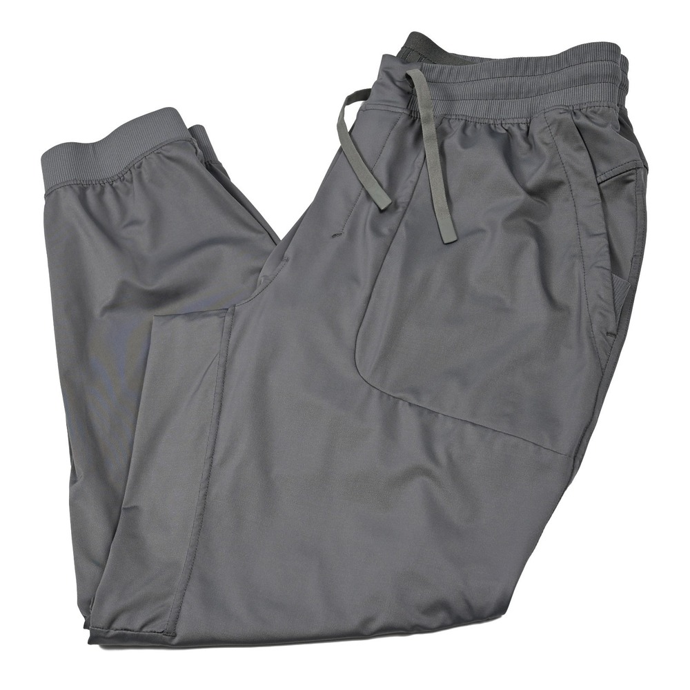 Burlebo Performance Joggers Mens Large Gray Polyamide Elastane 4-Way Stretch